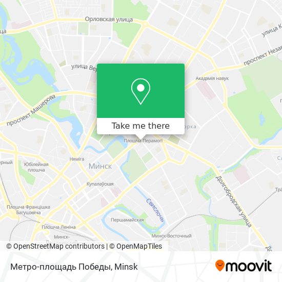 Метро-площадь Победы map
