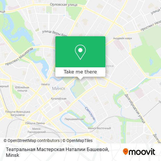 Театральная Мастерская Наталии Башевой map