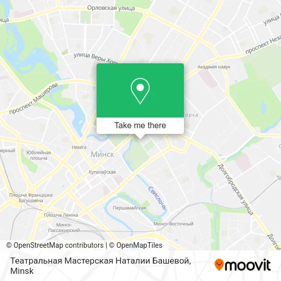 Театральная Мастерская Наталии Башевой map