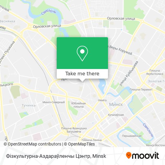 Фізкультурна-Аздараўленчы Цэнтр map