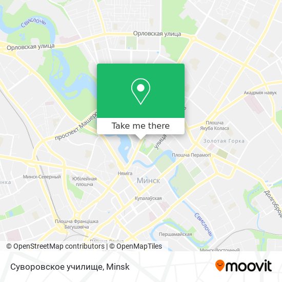 Суворовское училище map
