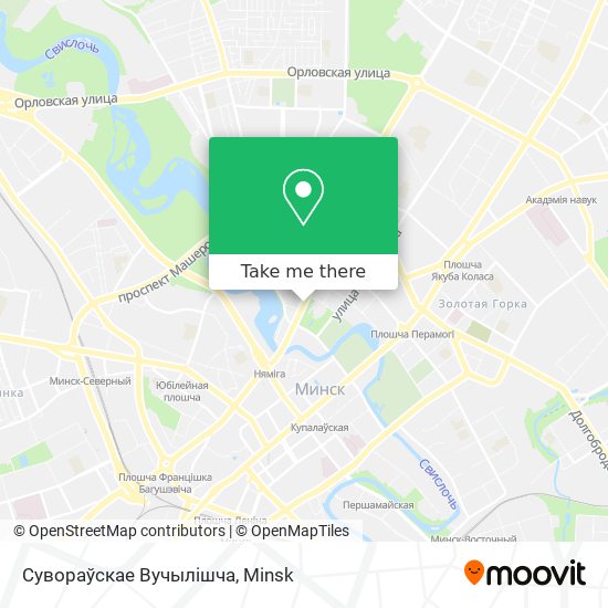 Сувораўскае Вучылішча map