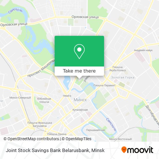 Joint Stock Savings Bank Belarusbank map