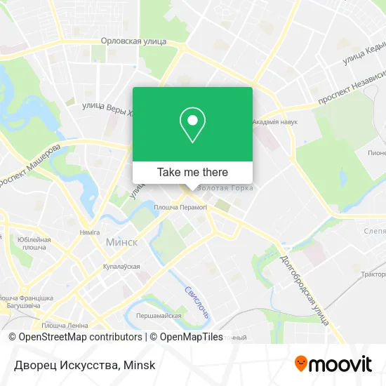 Дворец Искусства map