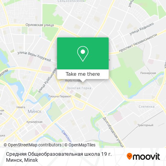 Средняя Общеобразовательная школа 19 г. Минск map