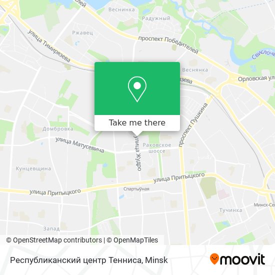 Республиканский центр Тенниса map