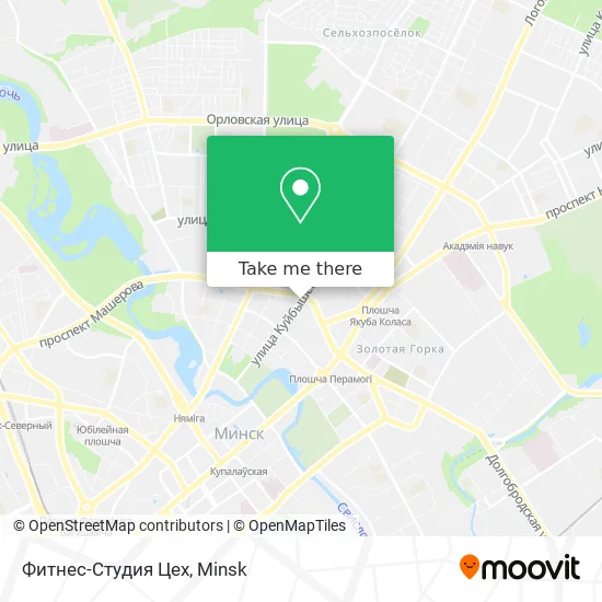 Фитнес-Студия Цех map