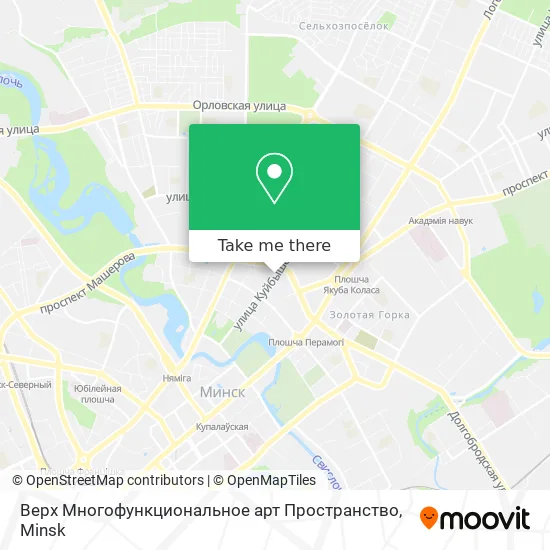 Верх Многофункциональное арт Пространство map