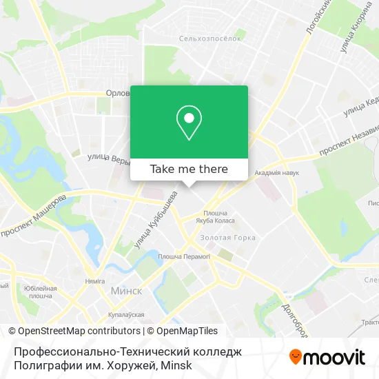 Профессионально-Технический колледж Полиграфии им. Хоружей map
