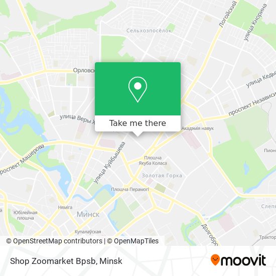 Shop Zoomarket Bpsb map