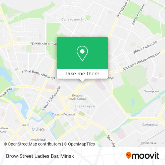 Brow-Street Ladies Bar map