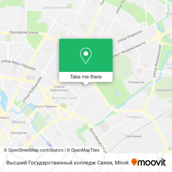 Высший Государственный колледж Связи map