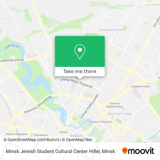 Minsk Jewish Student Cultural Center Hillel map