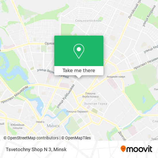 Tsvetochny Shop N 3 map