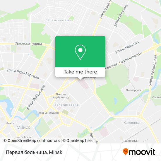 Первая больница map