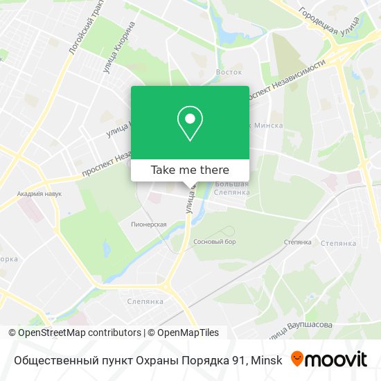 Общественный пункт Охраны Порядка 91 map
