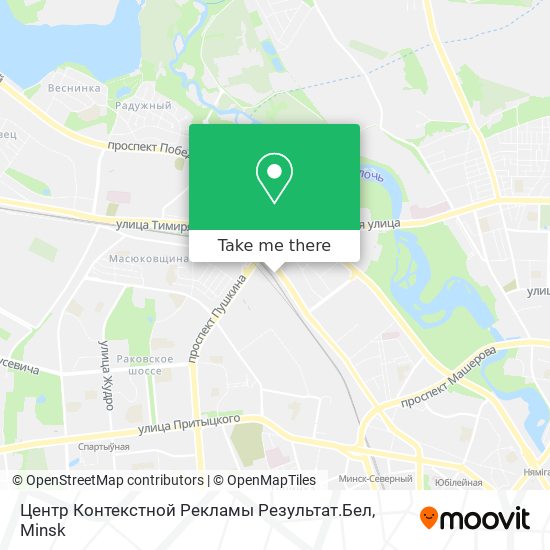 Центр Контекстной Рекламы Результат.Бел map