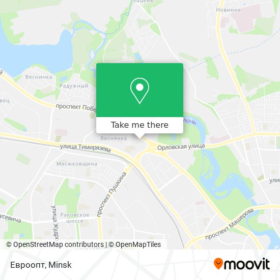 Евроопт map