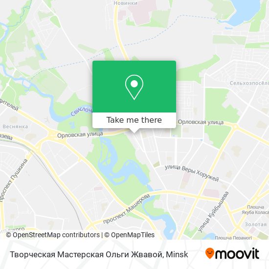 Творческая Мастерская Ольги Жвавой map