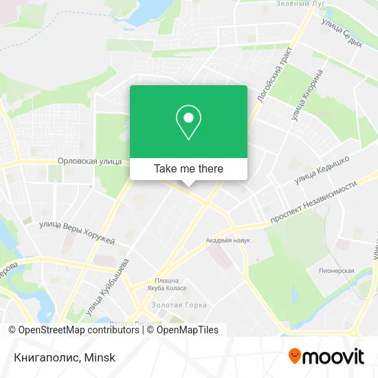 Книгаполис map