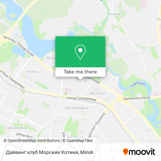 Дайвинг клуб Морские Котики map