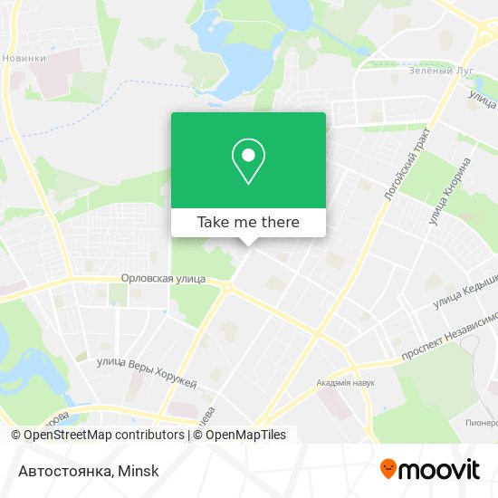 Автостоянка map