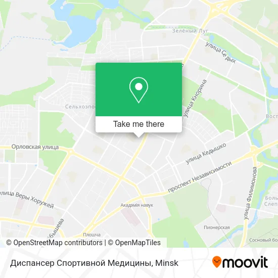 Диспансер Спортивной Медицины map