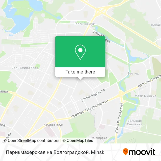 Парикмахерская на Волгоградской map