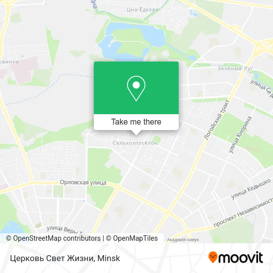 Церковь Свет Жизни map