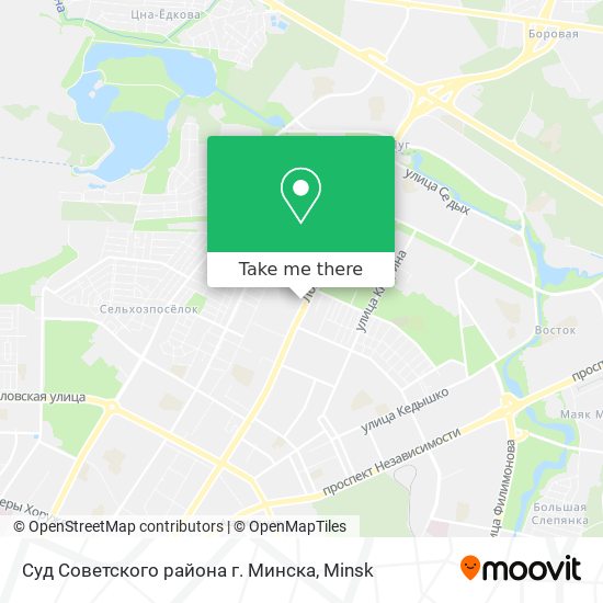 Суд Советского района г. Минска map