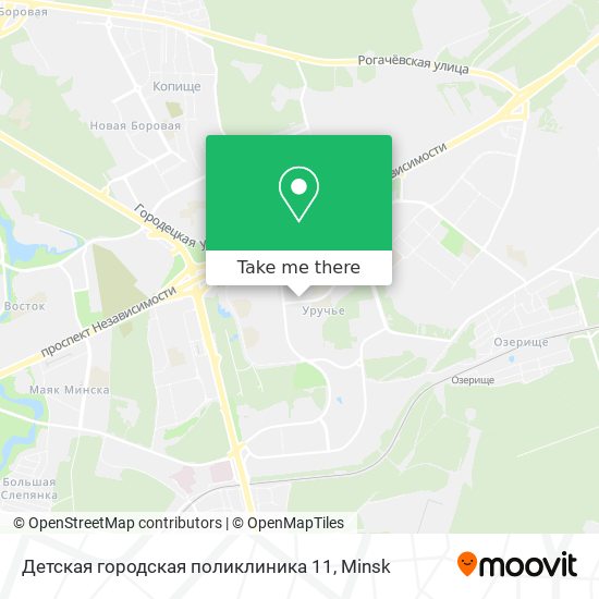 Детская городская поликлиника 11 map