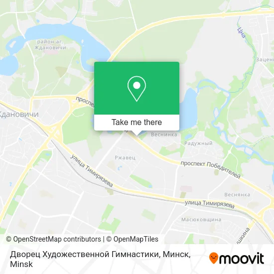 Дворец Художественной Гимнастики, Минск map