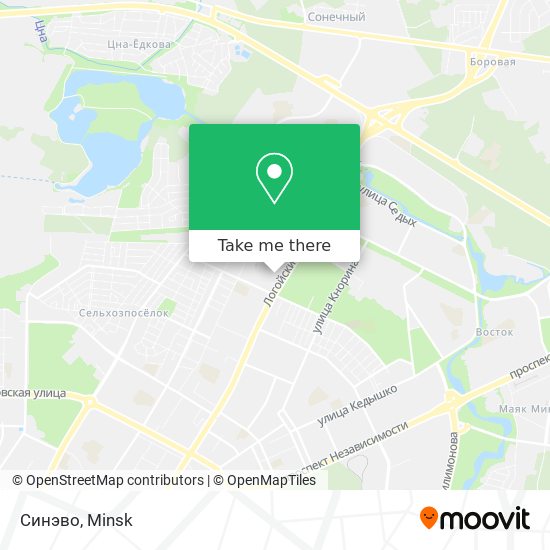 Синэво map