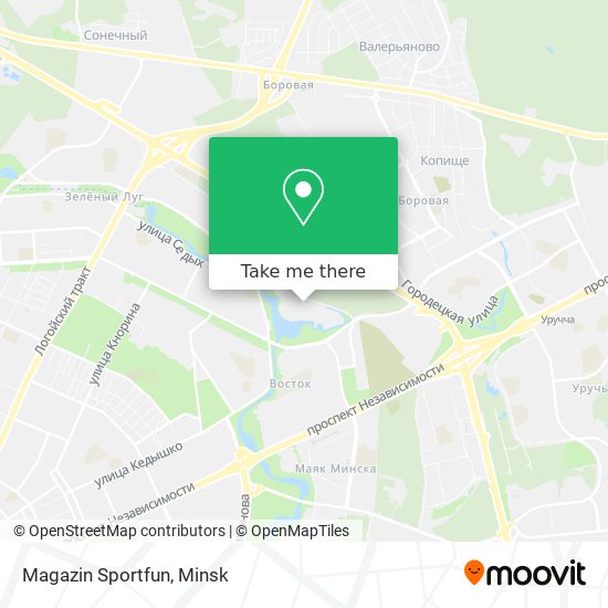 Magazin Sportfun map