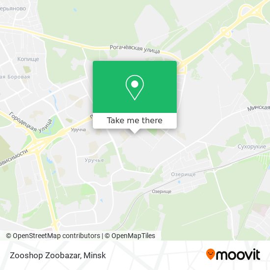 Zooshop Zoobazar map