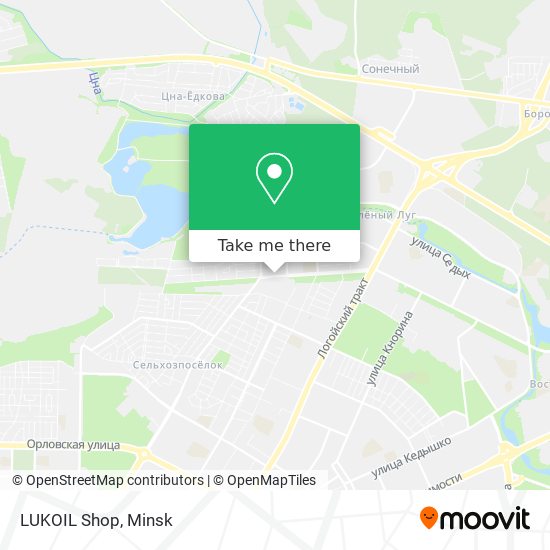 LUKOIL Shop map