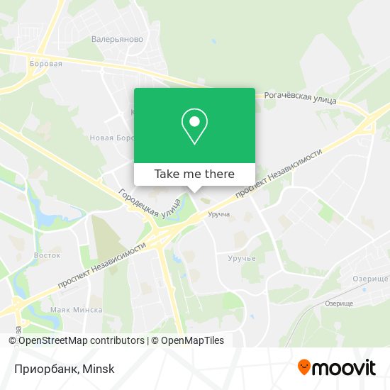 Приорбанк map