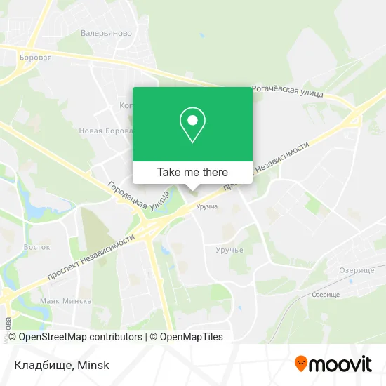 Кладбище map