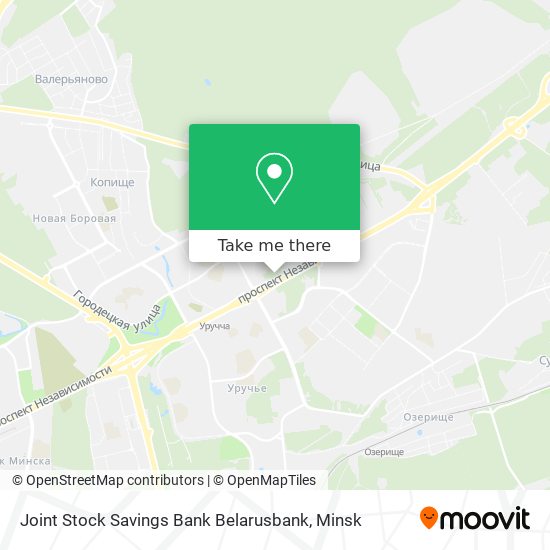 Joint Stock Savings Bank Belarusbank map