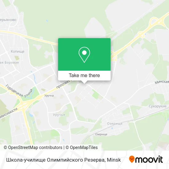 Школа-училище Олимпийского Резерва map