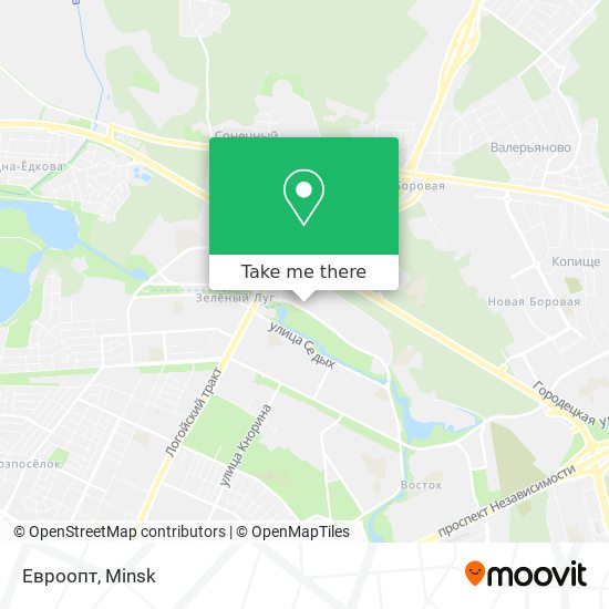 Евроопт map
