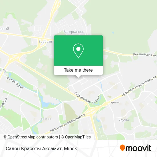 Салон Красоты Аксамит map