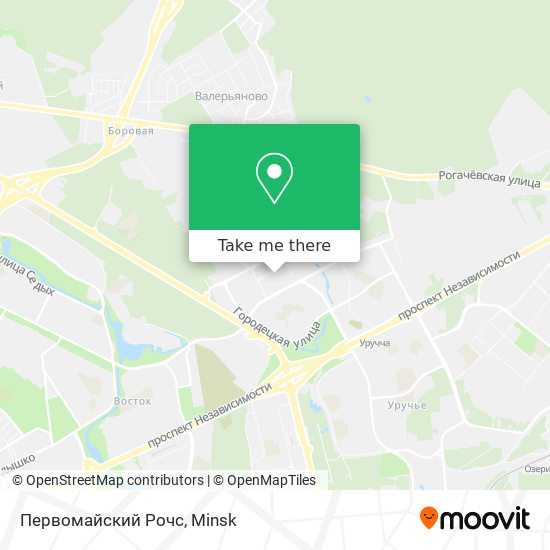 Первомайский Рочс map