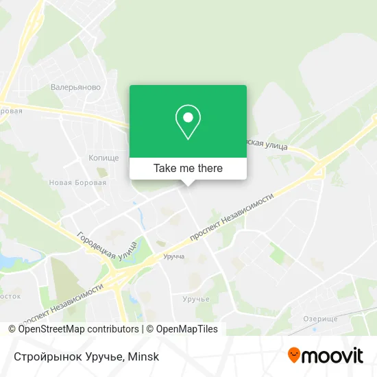 Стройрынок Уручье map