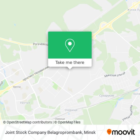 Joint Stock Company Belagroprombank map