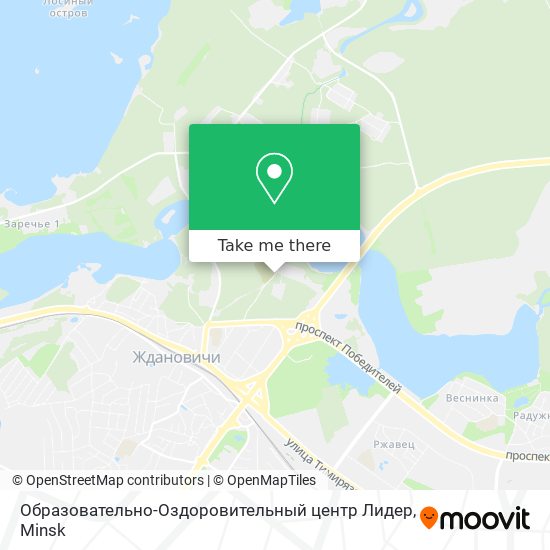 Образовательно-Оздоровительный центр Лидер map