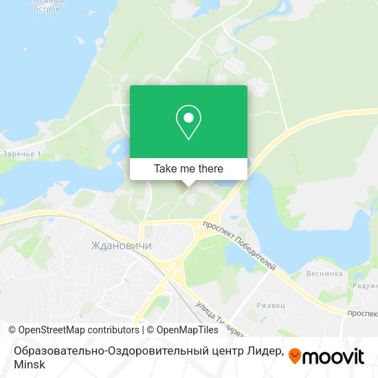 Образовательно-Оздоровительный центр Лидер map