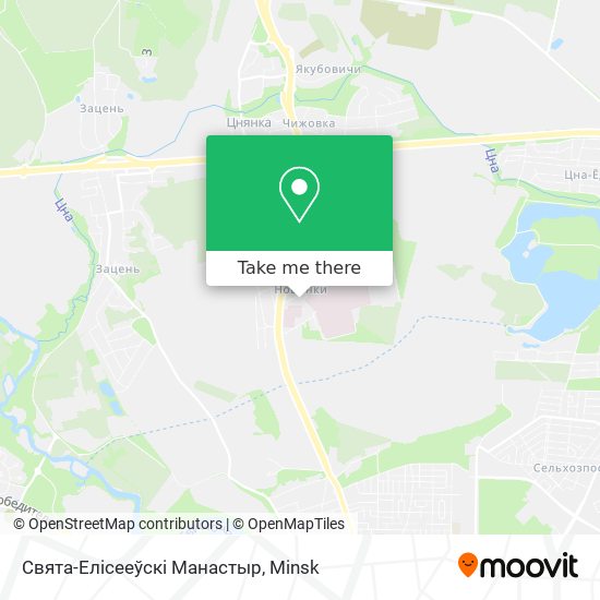 Свята-Елісееўскі Манастыр map