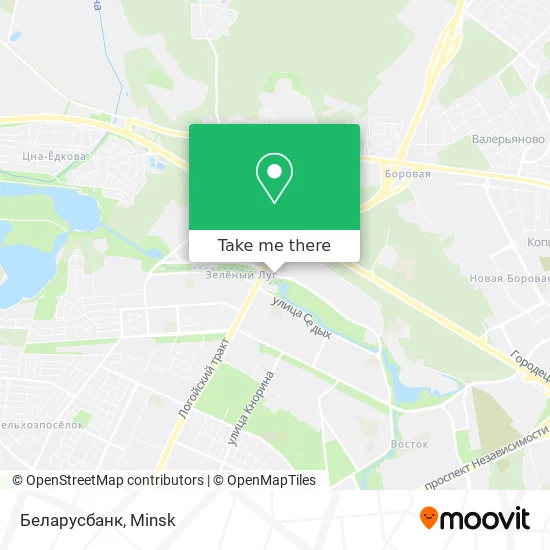 Беларусбанк map