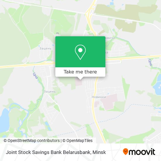 Joint Stock Savings Bank Belarusbank map